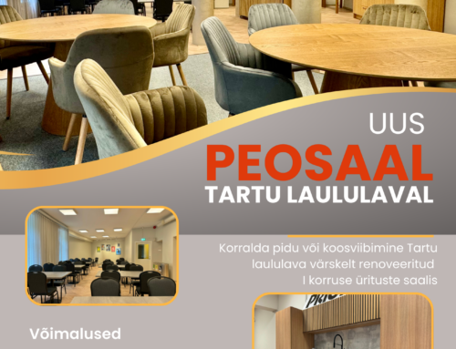 Uus peosaal Tartu laululava siseruumides